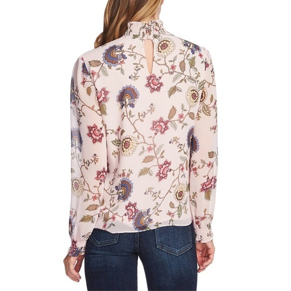 Vince Camuto Pink Blouse XXS - Picture 2 of 7